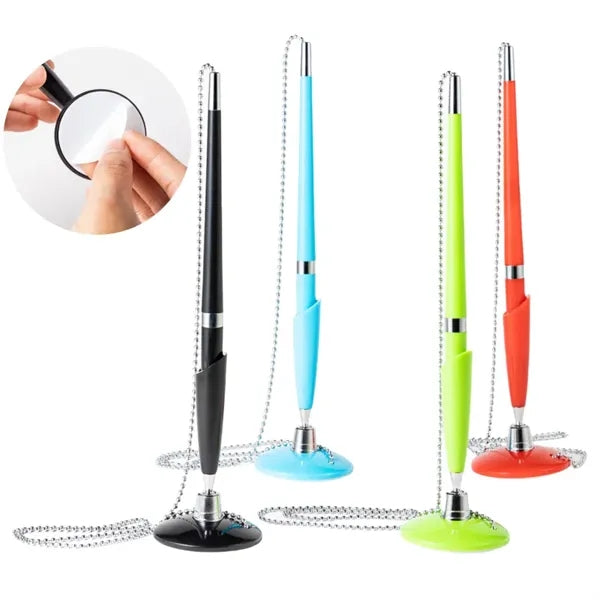 Security Pen with Chain and Adhesive Back
