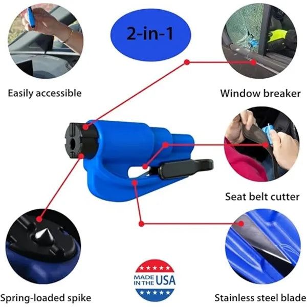 In-1 Emergency Keychain Car Escape Tool