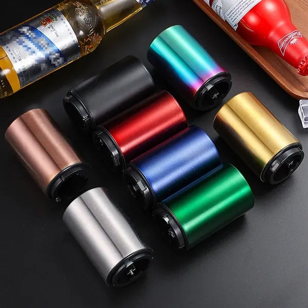 Thickened Stainless Steel Seamless Push Bottle Opener