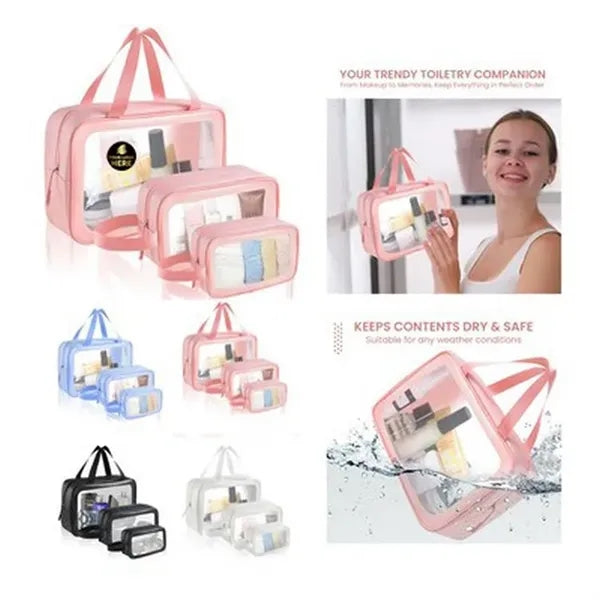 Waterproof Makeup Bag Set