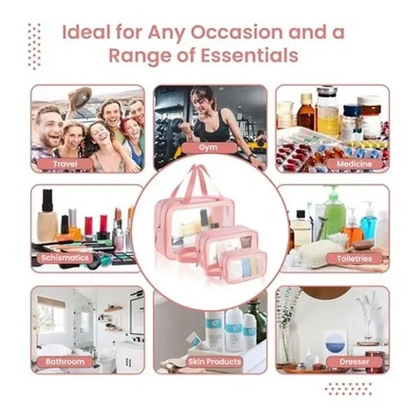 Waterproof Makeup Bag Set