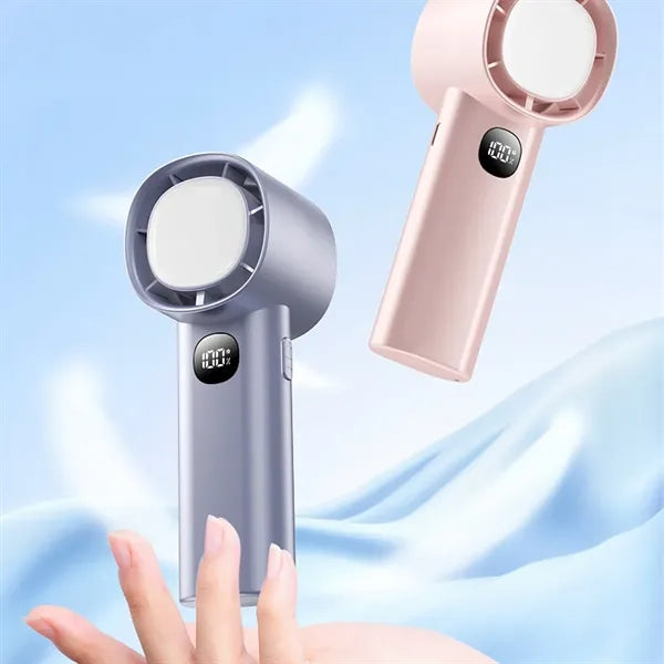 Travel camping gift 100 speed handheld fan with night light