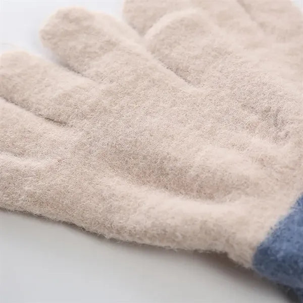 Children's Knitted Thick Gloves