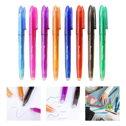 Heat Erasable Gel Pen Fabric Markers 0.5mm for Sewing