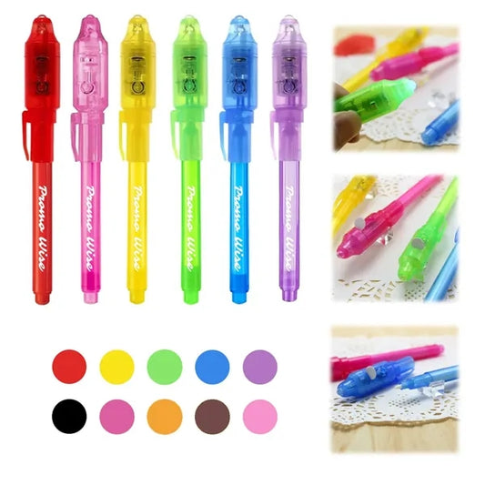 UV Invisible Ink Light Ultraviolet Banknote Detector Pen