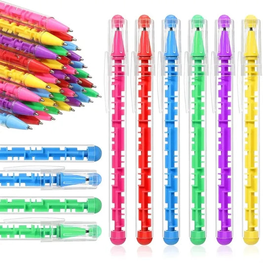 Educational Maze Rollerball Multicolor Fun Toy Ballpoint Pen