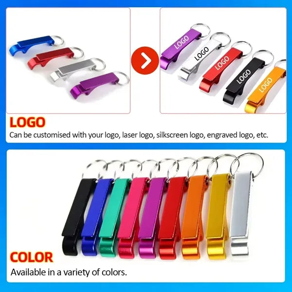 Classic Metal Keychain Bottle Opener