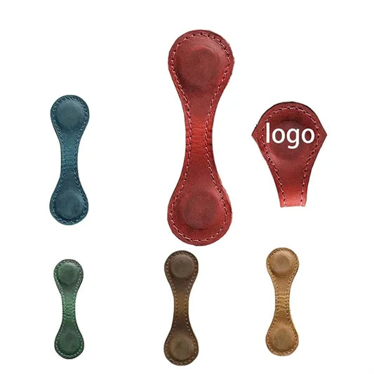 Engraved Magnetic Bookmark Custom Leather Magnet Book Clip