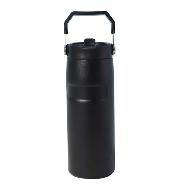 16oz Stainless Steel Bottle with Build-in Straw