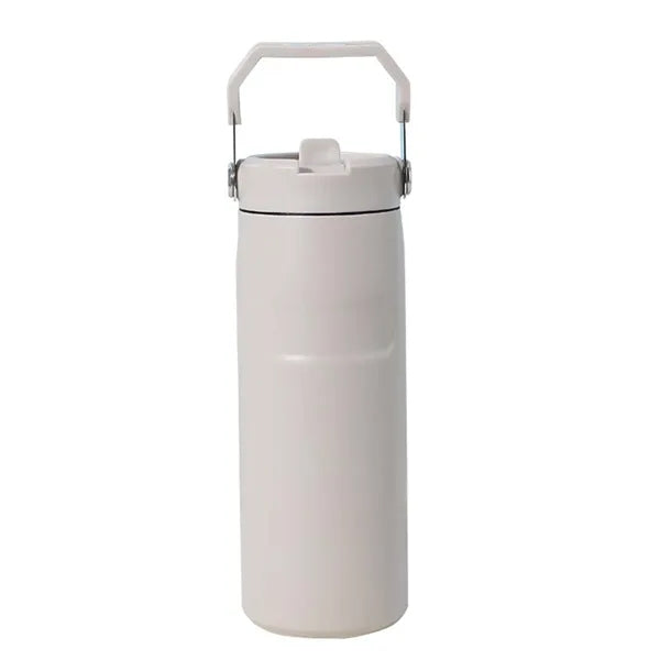 16oz Stainless Steel Bottle with Build-in Straw