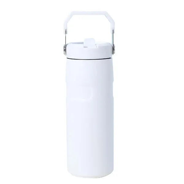 16oz Stainless Steel Bottle with Build-in Straw