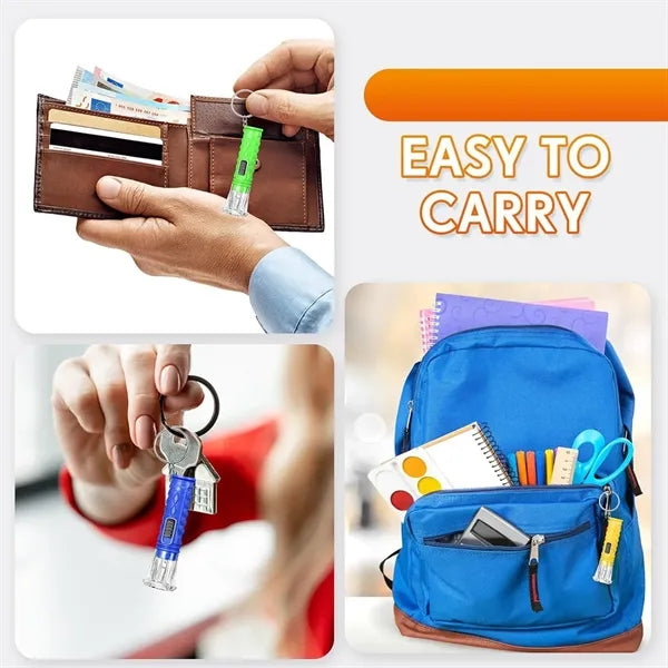 Portable Mini LED Flashlight Keychains Toys for Kids Party