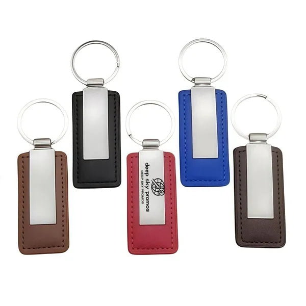 Leather keychain