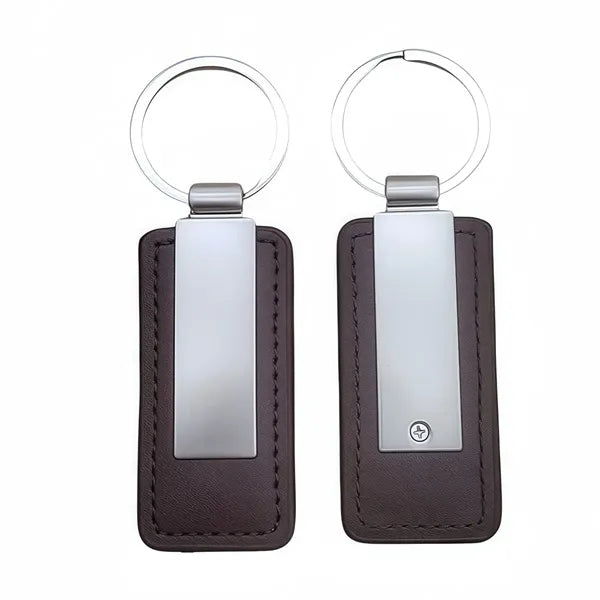 Leather keychain