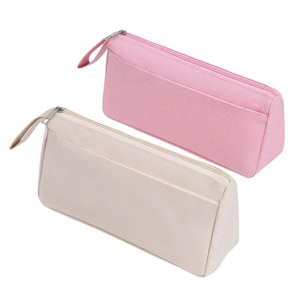 Double-layer portable pen bag