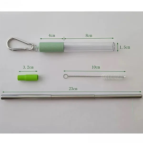 Stretching straw set