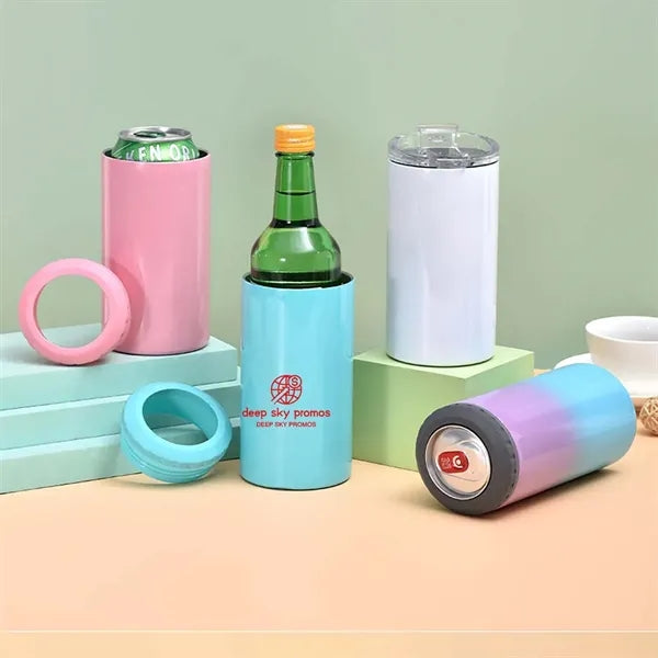 Can or Bottle Cooler Keeps Beverage Cold