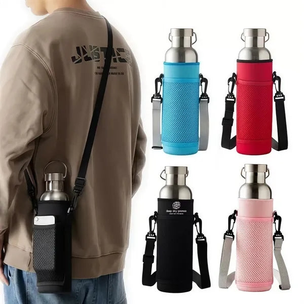 Crossbody cup sleeve