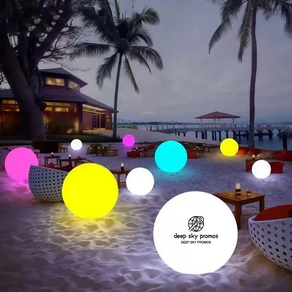 Light-up beach ball