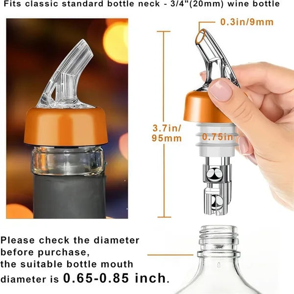 Automatic measured bottle pourer