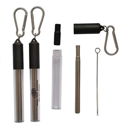 Stretching straw set
