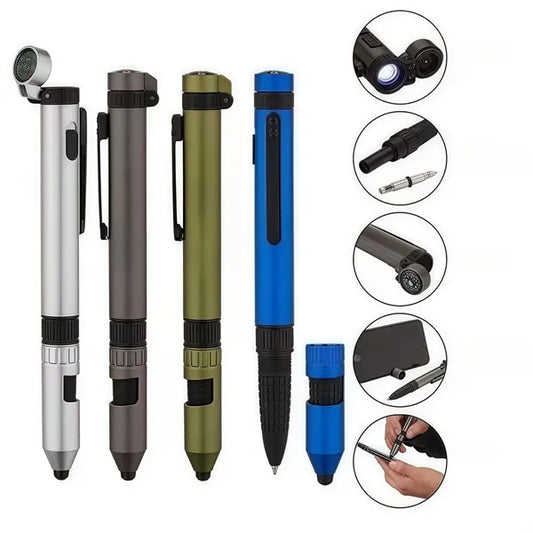 6-in-1 Multi-functional Ballpoint Pen