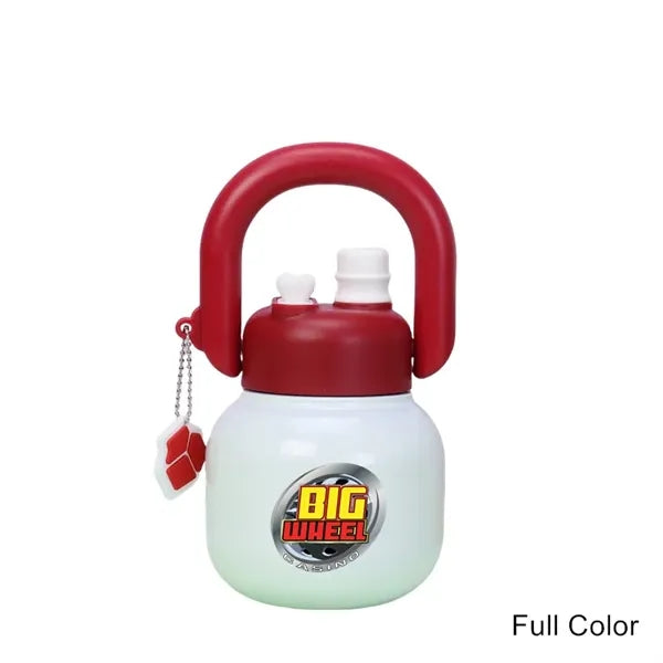 27 oz 316 SS Dual-Drink Insulated Kettle with Straw & Handle