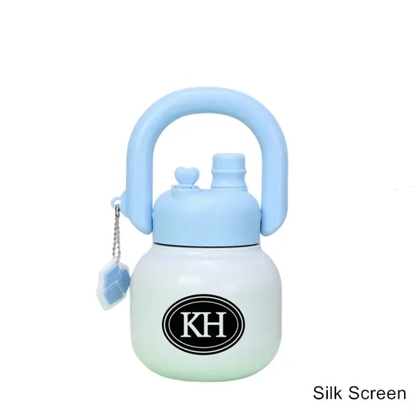 27 oz 316 SS Dual-Drink Insulated Kettle with Straw & Handle