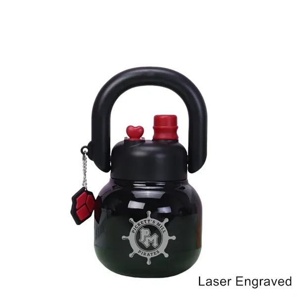 27 oz 316 SS Dual-Drink Insulated Kettle with Straw & Handle