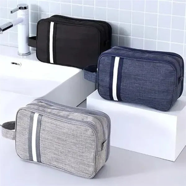 Travel Toiletry Bag Dopp Kit Layered Organizer W/ Handle