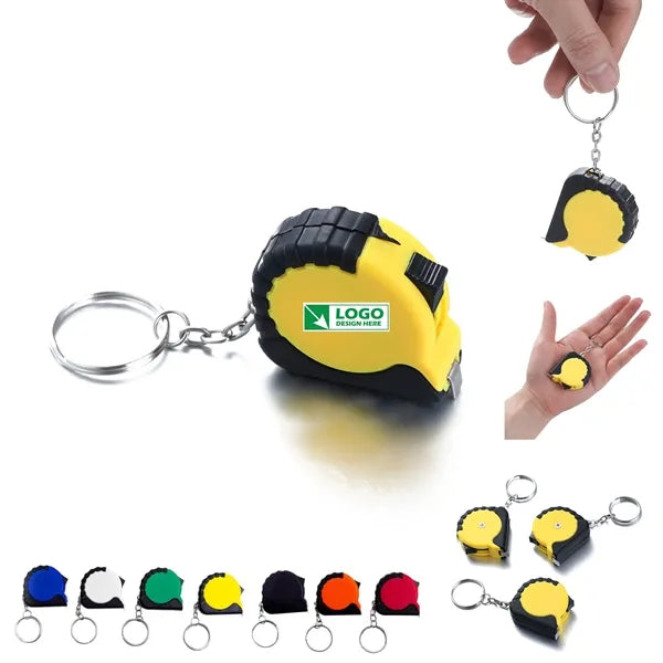 39'' Mini Retractable Measure Tape With Keychain