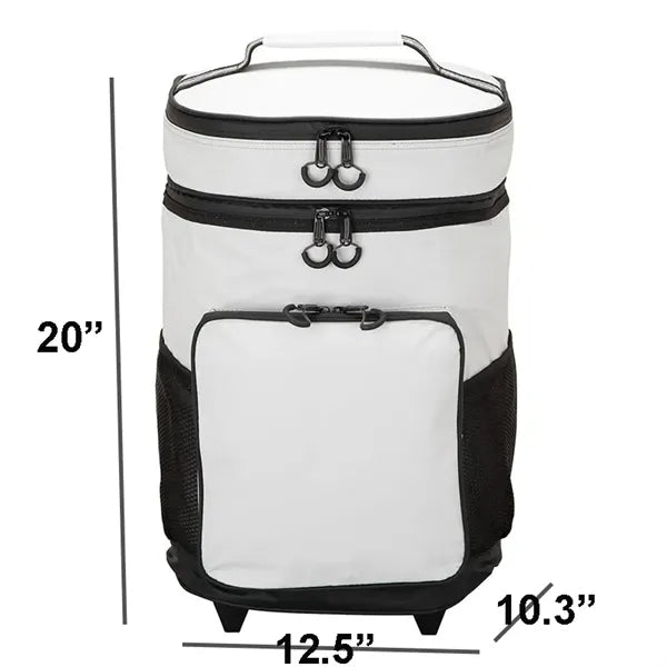 30 Can Oxford Cloth Rolling Cooler Bag