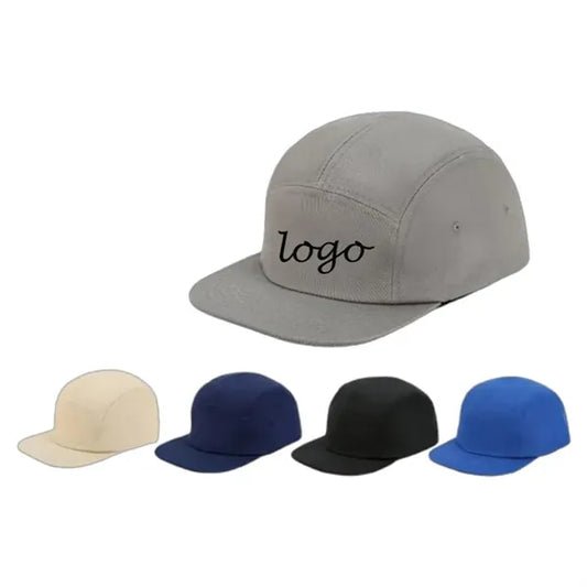 Vintage Five-Panel Hat - Custom Logo & Unisex Skate Cap