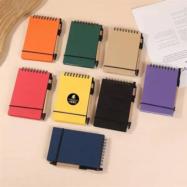 Solid-color flip-top environmental-friendly memo pad, mini p