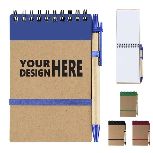 Eco Spiral Notebook With Pen