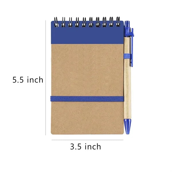 Eco Spiral Notebook With Pen