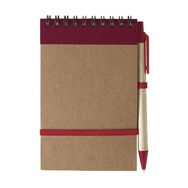 Eco Spiral Notebook With Pen