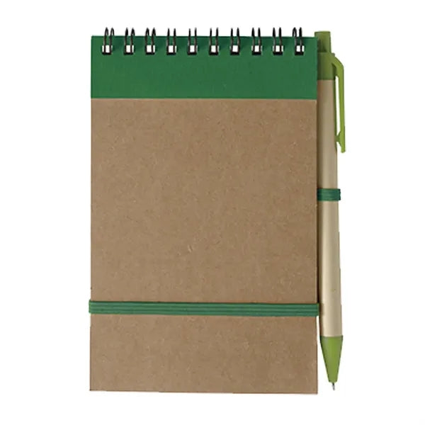 Eco Spiral Notebook With Pen