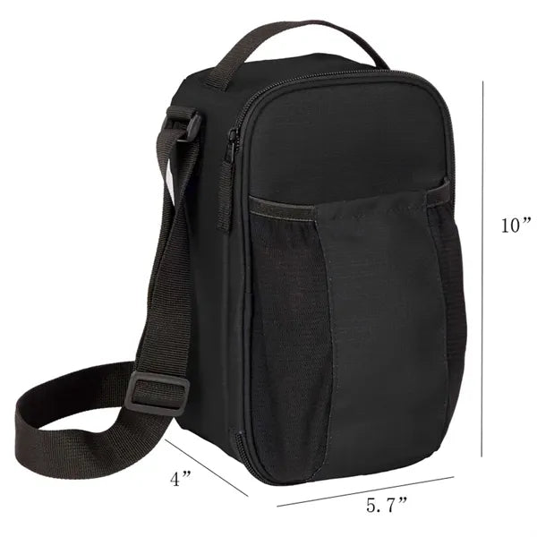 Leak Proof 6 Can Crossbody Cooler Bag With Front Pocket