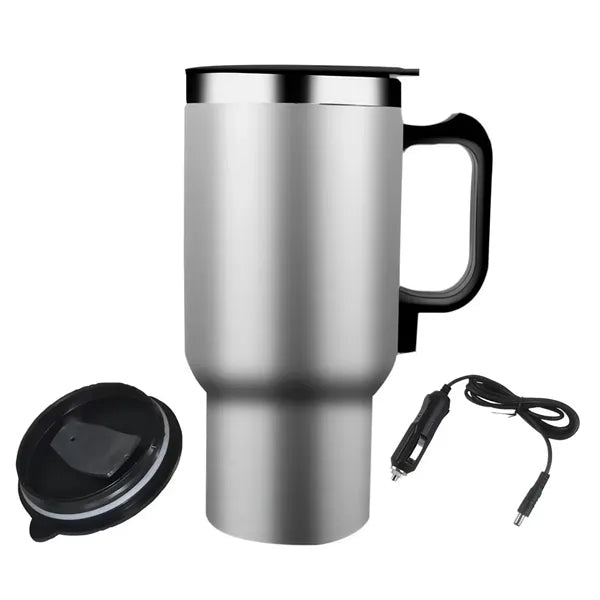 Stainless Steel Travel Mug w/ Car Adapter
