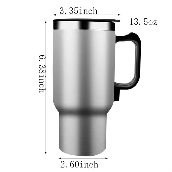 Stainless Steel Travel Mug w/ Car Adapter