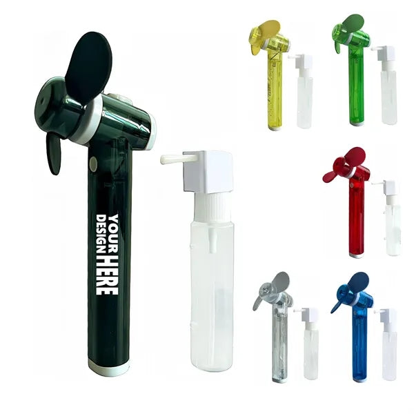 Pocket Sized Portable Misting Spray Fan