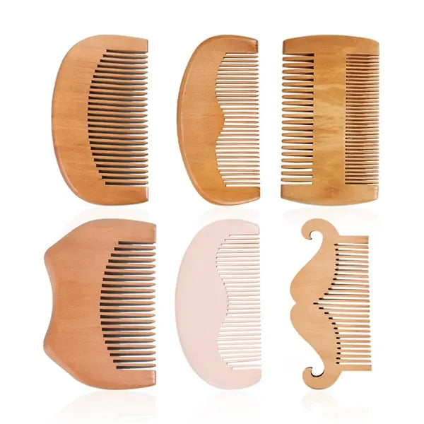 Premium Natural Wood Beard Comb