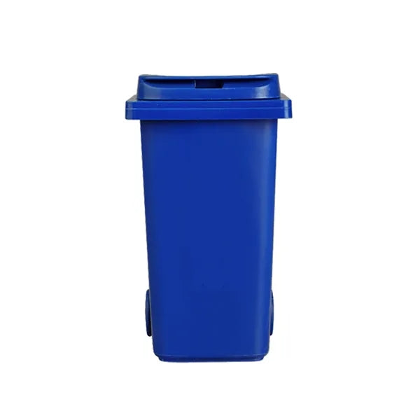 Mini Desktop Trash Can Versatile Pen Container