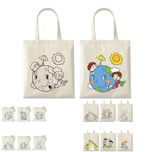Color Me Canvas Tote Bag