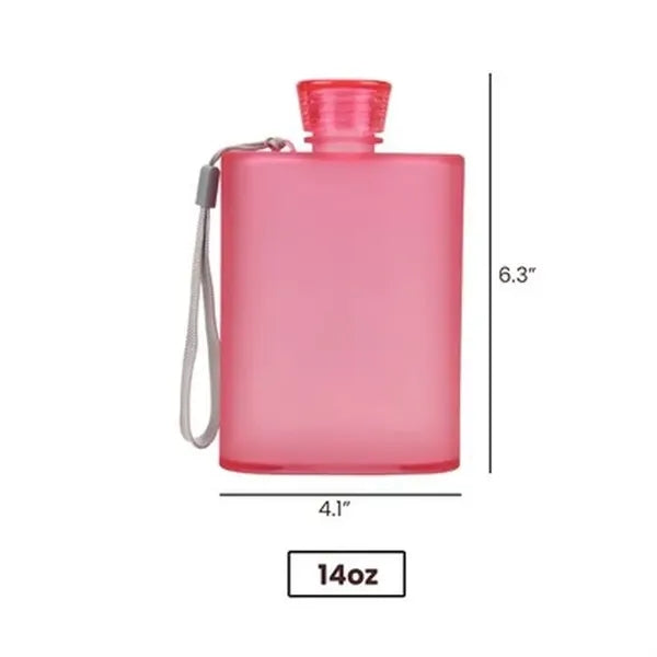 14oz Plastic Hip Flask