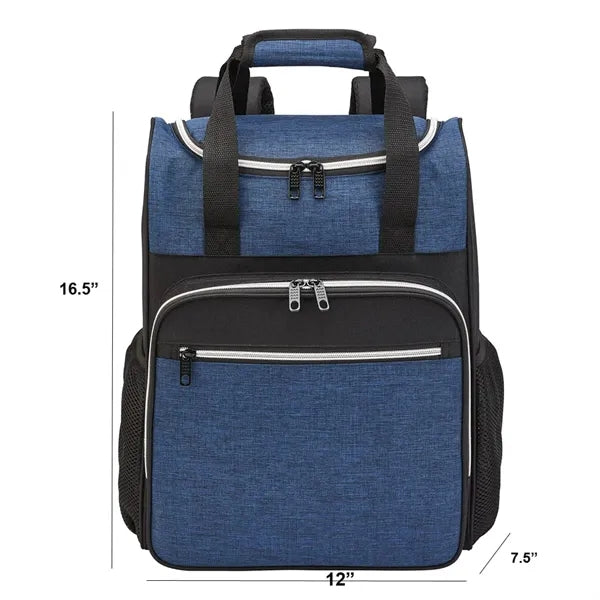 Leak Proof Oxford Cloth 24 Can Cooler Backpack
