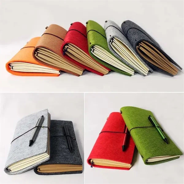 Eco-Friendly Felt Travel Journal