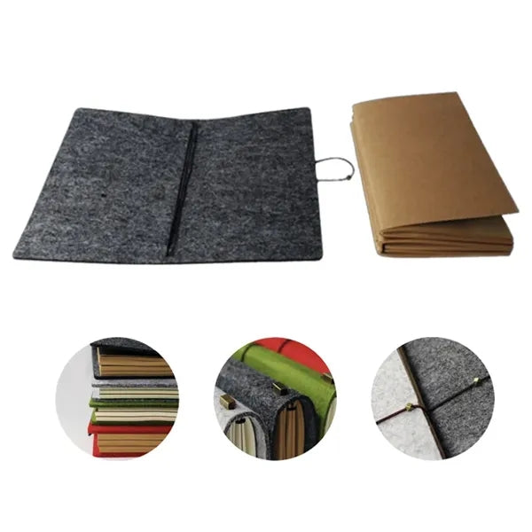 Eco-Friendly Felt Travel Journal
