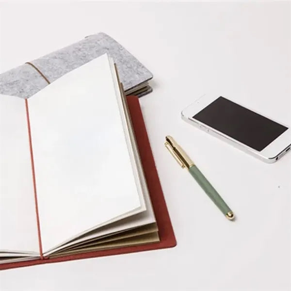 Eco-Friendly Felt Travel Journal
